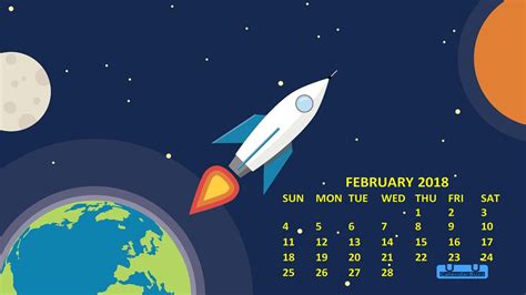 Feb 2018 Calendar Wallpaper Calendar Wallpaper Wallpaper Calendar