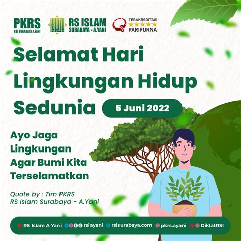 Hari Lingkungan Hidup Sedunia RS Islam Surabaya