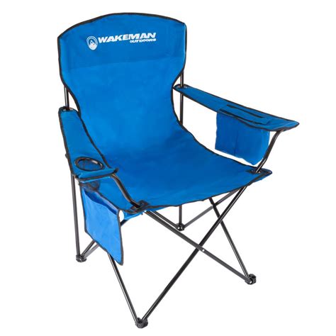 The coleman camping chair as the name puts is appropriate for everybody both enormous and tall. Wakeman Blue Oversized Heavy-Duty Camping Chair-HW4700030 ...