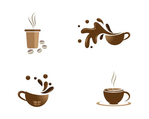 Coffee Mug Logo Set 1057443 Vector Art At Vecteezy