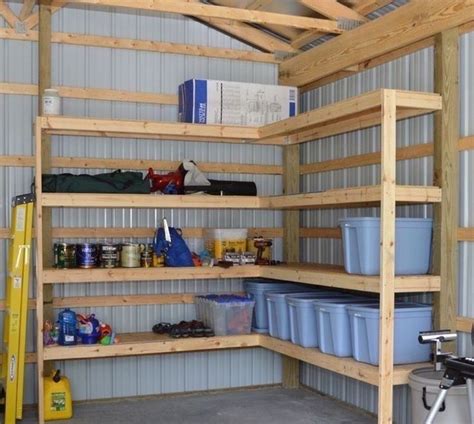 The Best Beautiful DIY Garage Storage In With Shelves Barn Storage Garage Shelving