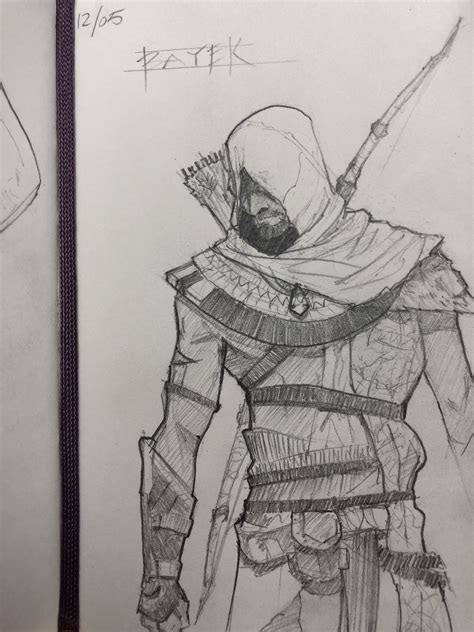Todays Sketch Bayek Assassins Creed Artwork Assassins Creed Series