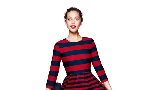 Emily Didonato In A Red And Blue Dress Myconfinedspace