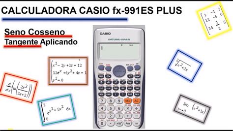 Seno Cosseno E Tangente Calculadora Casio Fx Es Plus Youtube