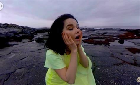 Björk In A 360 Deegre Film Shot On The Beautiful Beach Of Grótta