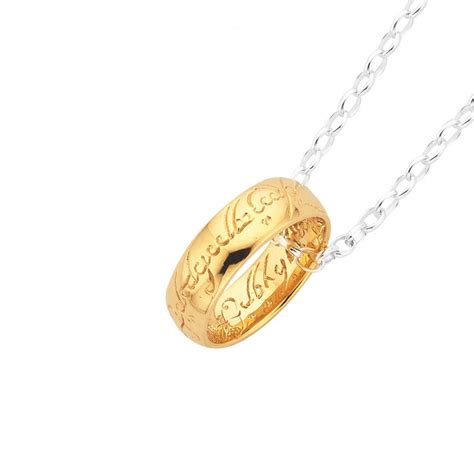 Official Lord Of The Rings Ring On Chain Pendant
