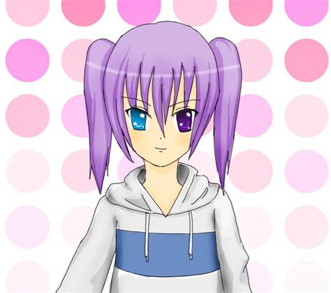 Purple Hair Anime Girl By Quesoadictosanonimos On Deviantart