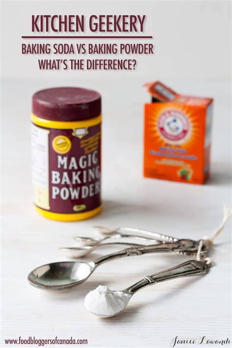Kitchen Geekery Baking Soda Vs Baking Powder Food Bloggers Of Canada