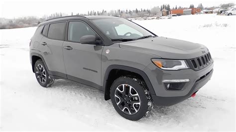 1021 2021 Jeep Compass Trailhawk Grey Youtube