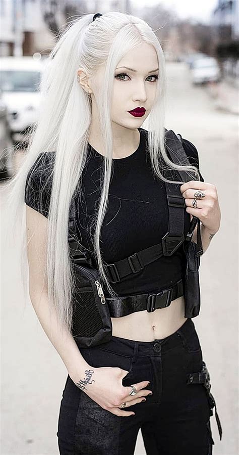 Shadow Rock Fashion Blonde Goth Gothic Outfits