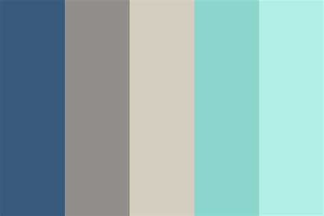Blue Teal Neutral Color Palette