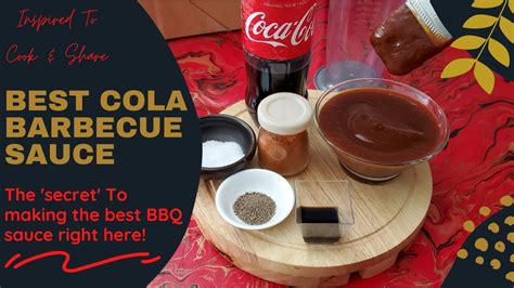 How To Make A Bbq Sauce With Coca Cola Youtube