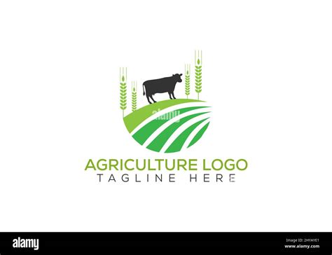 Agriculture Logo Emblem Template Farmland Agro Farm Agribusiness Eco