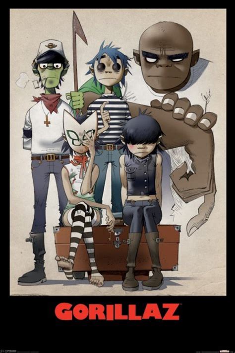 Gorillaz posters - Gorillaz All Here poster PP32465 - Panic Posters