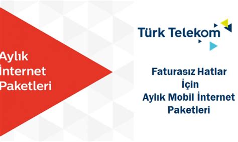 T Rk Telekom Faturas Z Ek Nternet Paketleri Medyanotu