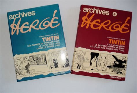 Tintin Archives Hergé 3 4 Hc 19791980 Catawiki
