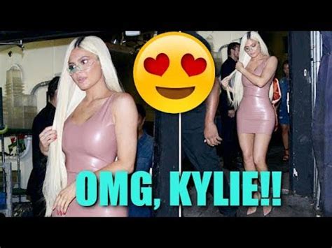 Kylie Jenner Puts Her Wicked Curves On Display In Racy Latex Dress