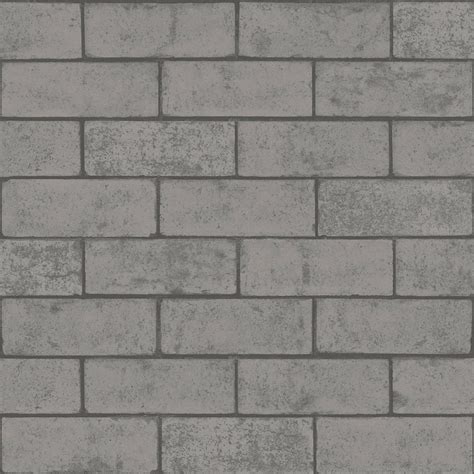 Industrial Brick Wallpaper Grey Wallpaper From I Love