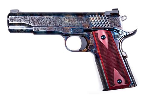 Standard Manufacturing 1911 Colored Case 1 Engraved 45acp