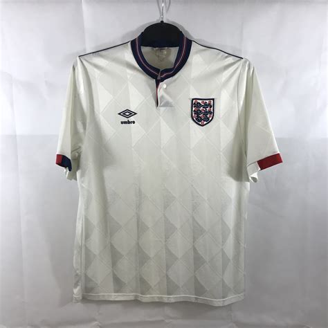 England Home Football Shirt 198790 Adults Large Umbro A259 Historic