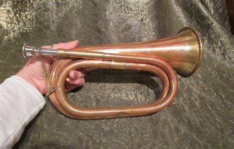 1940s Bugle Military Bugle Copper And Brass Bugle Vintage Bugle Vintage