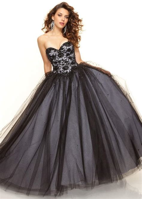 Look like the princess you've always dreamed of being in one of these ball gown wedding dresses from martin thornburg. Black Lace Ball Gowns Are Perfect For Any Event