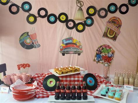 Image Result For Retro Theme Party Food 50s 50th Party Diner Party