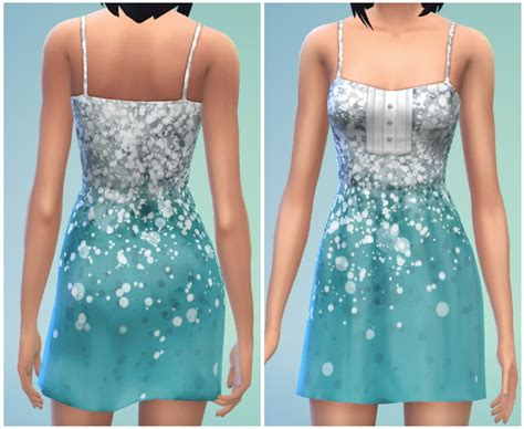 6 Button Up Sundress Recolors At The Simsperience Sims 4 Updates
