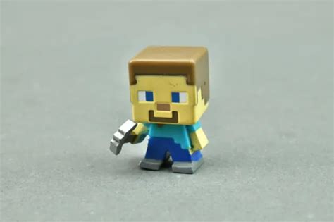 Minecraft Steve Pickaxe Mattel Mini Figure 1 Mojang 799 Picclick