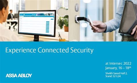 Experience Connected Security At Intersec 2022 As ASSA ABLOY Opening