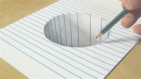 Incredible 3d Drawings Pop Off The Page And Sink Into The Ground