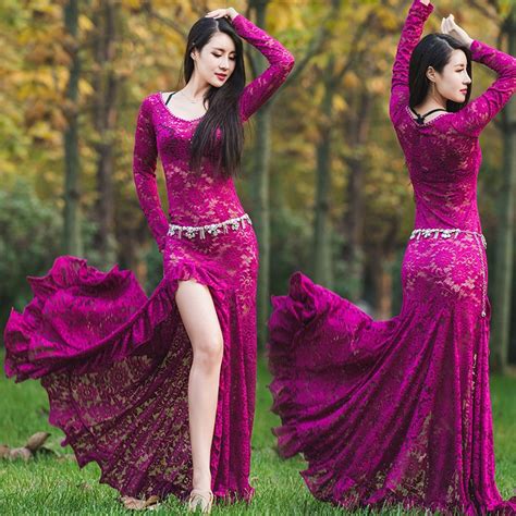 Belly Dance Dress Bollywood Bellydance Clothes Women Lace Indian
