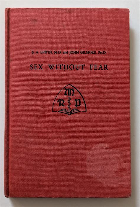 Lot Vintage Book Sex Without Fear