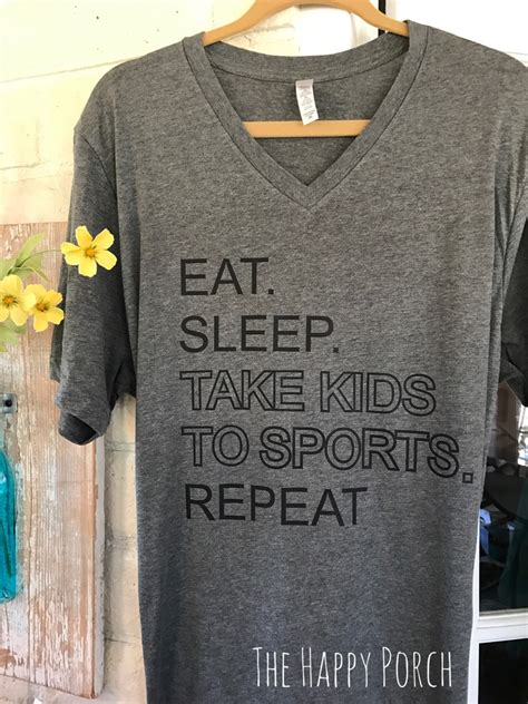 Eat Sleep Take Kids To Sports Repeat Svg Dxf Png Sports Mom Etsy