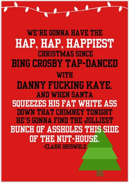 National Lampoons Christmas Vacation Card Hap Hap Happiest Etsy Christmas Quotes Funny