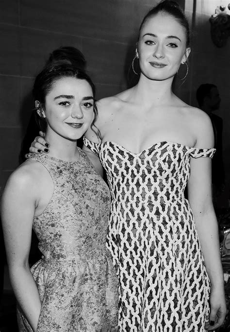 Maisie Williams And Sophie Turner At The Game Of Thrones Season 5