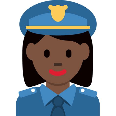 Woman Police Officer Emoji Clipart Free Download Transparent Png
