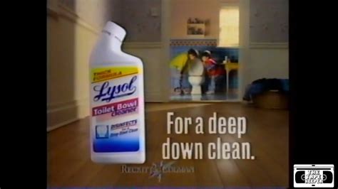 Lysol Toilet Bowl Cleaner Commercial YouTube