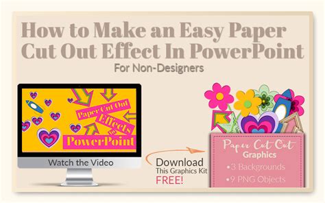 How To Make An Easy Paper Cut Out Effect In Powerpoint Prettywebz