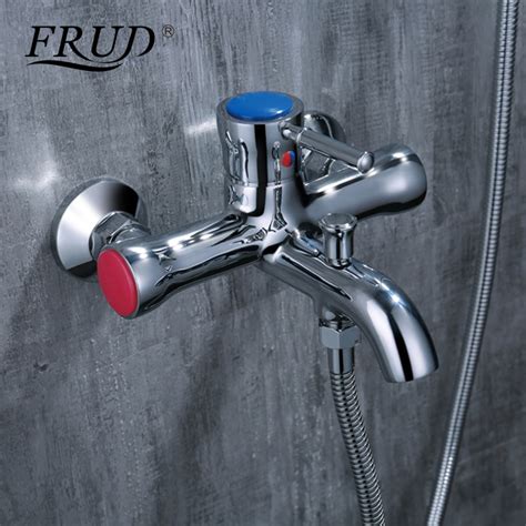 Frud New Hot And Cold Water Shower Faucet Mixing Valve Faucet Modern Fashion Shower Tap Bathroom