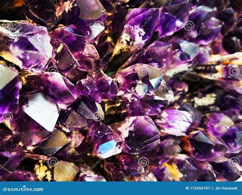 Violet Amethyst Texture Stock Image Image Of Stones 172456707
