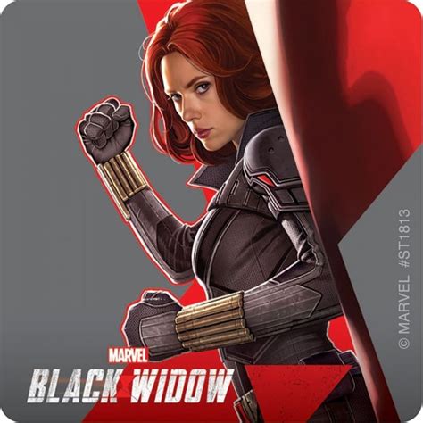 Black Widow Stickers Avengers Envelope Seals Party Etsy