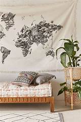 Photos of Urban Outfitters Tapestry World Map