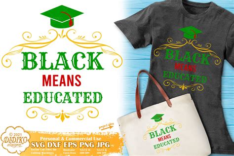 Black Woman Graduation Svg Bundle Black Educated Didiko Designs