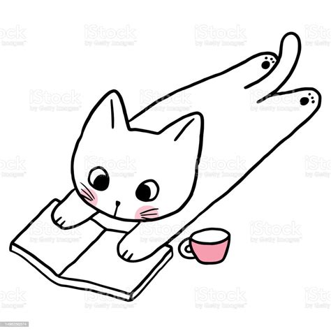 Cartoon Cute Funny Cat Vector Stock Illustration Download Image Now