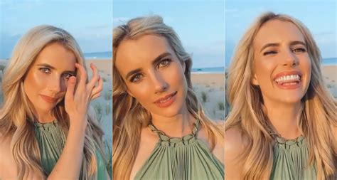Emma Roberts Declares Thank You Gays After Coy Beach Video Turned