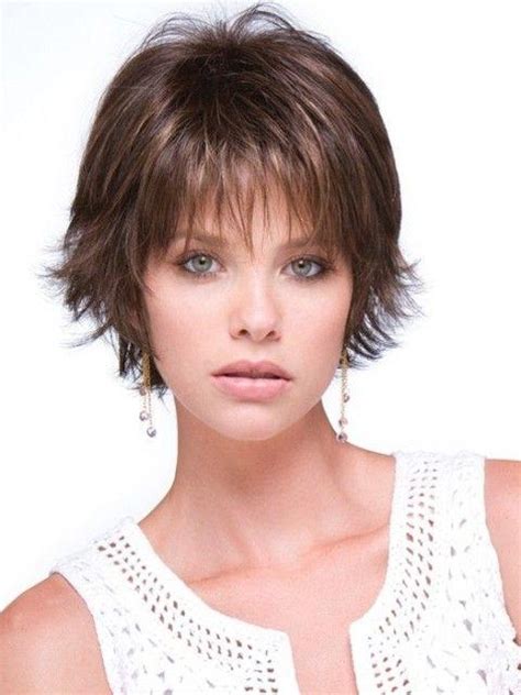 Thin blonde hair can either be texturized with uneven layers. 20 Best Collection of Short Hairstyles For Round Faces And ...