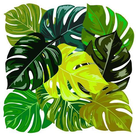 Monstera Leaves Mini Art Print By Fernandadiasgraphics Without Stand