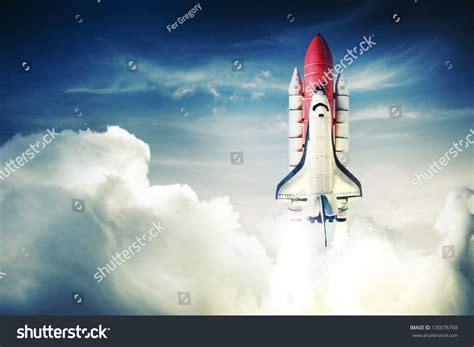 Space Shuttle Taking Off On A Mission Stock Photo 130076768 Shutterstock