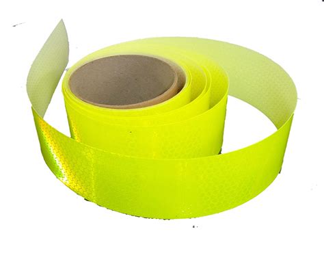 Nikkalite Reflective Fluorescent Yellow Conspicuity Tape 50mm X 115